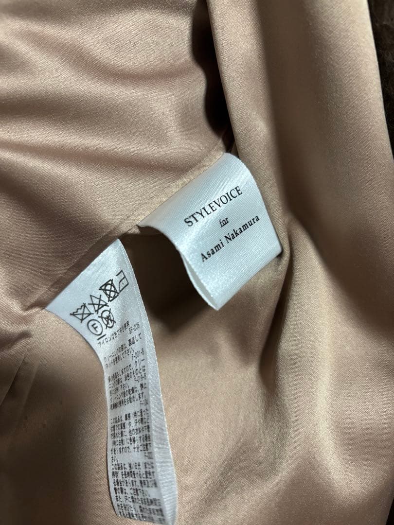 STYLEVOICE for Asami Nakamura ノーカラーコート