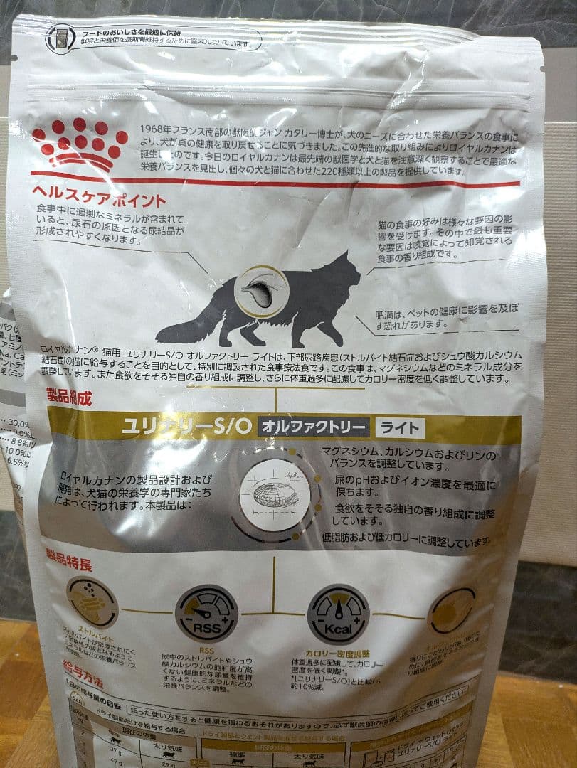 新品・未開封　 CANIN ユリナリー-S/O ライト4kg