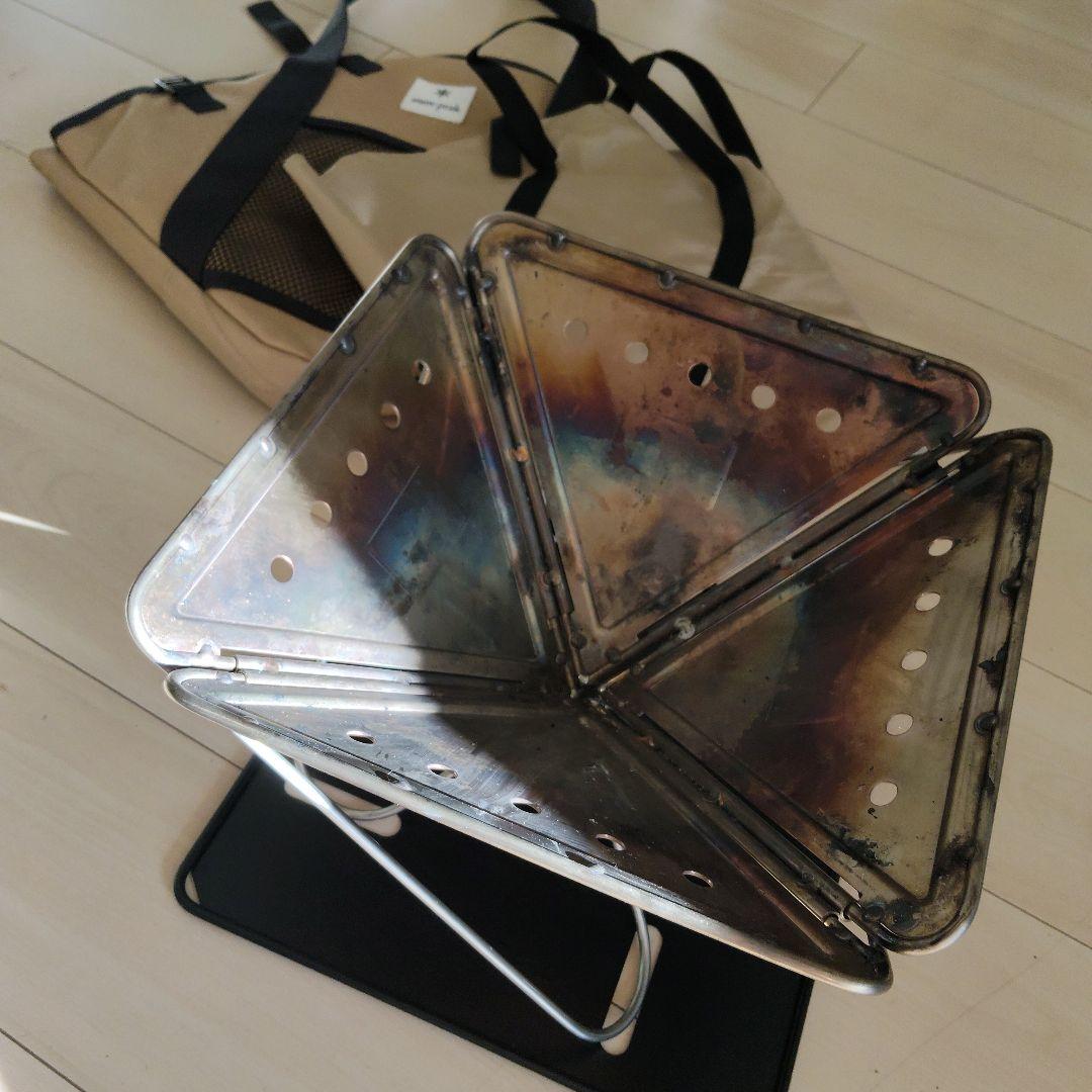  peak 焚き火台Sとトートバッグセット(2回使用)