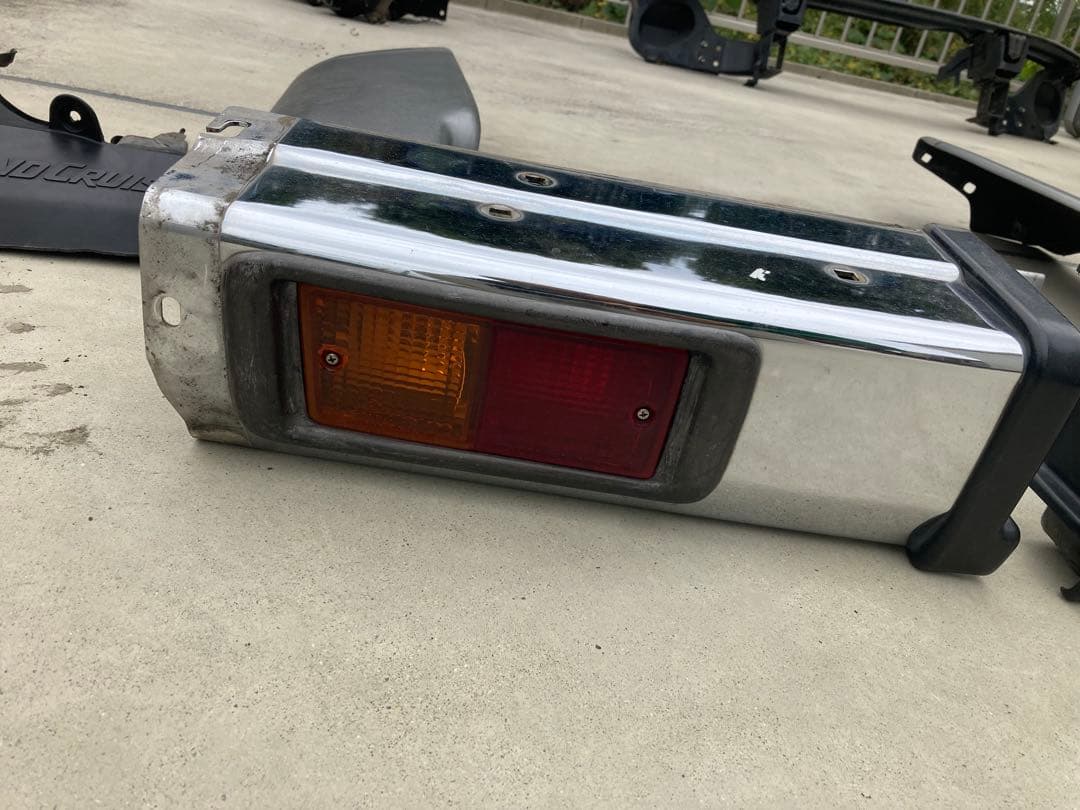 リアバンパー、ランクル70、GRJ76※マッドフラップは付属しません