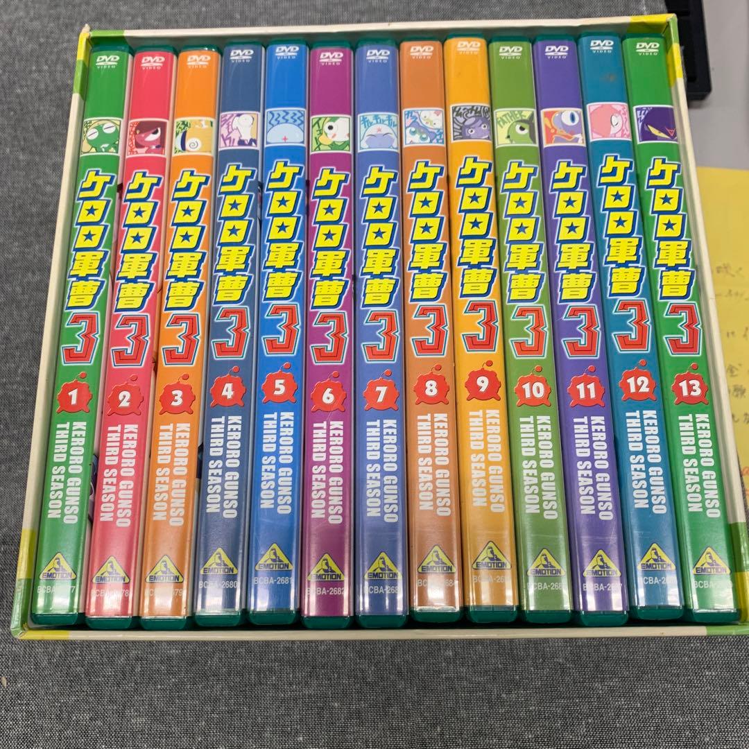 ケロロ軍曹 １期〜3期　DVDBOXセット合計39枚