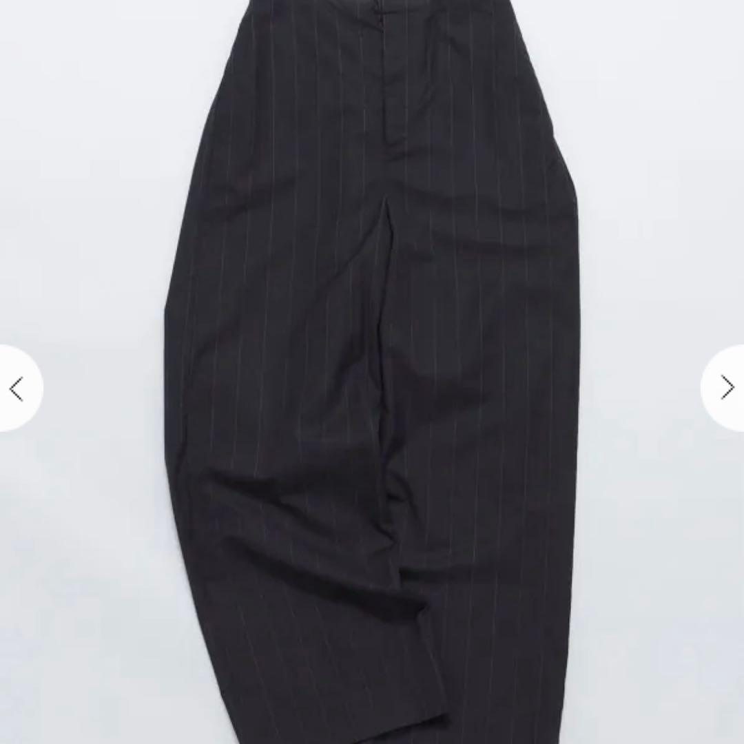 スーツ SEEALL: EASY PANTS NAVY STRIPE