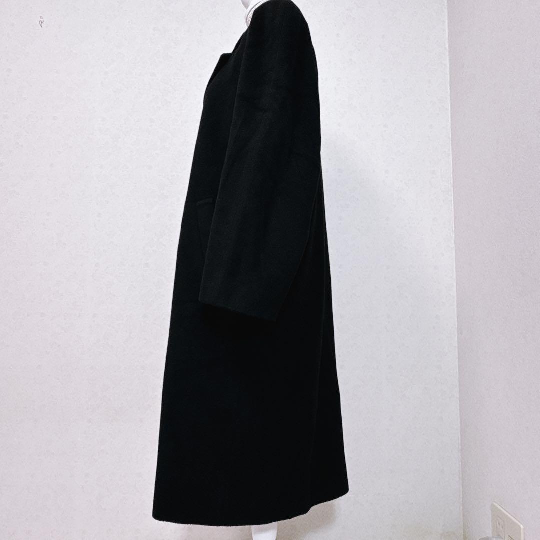 美品　Admyraイングランド製カシミヤ100%ロングコート上品　柔らか・軽〜い