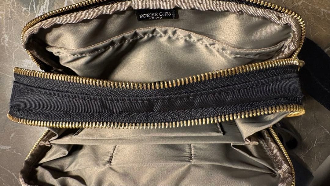 ポーター シア ウォレットショルダーバッグ ブラック