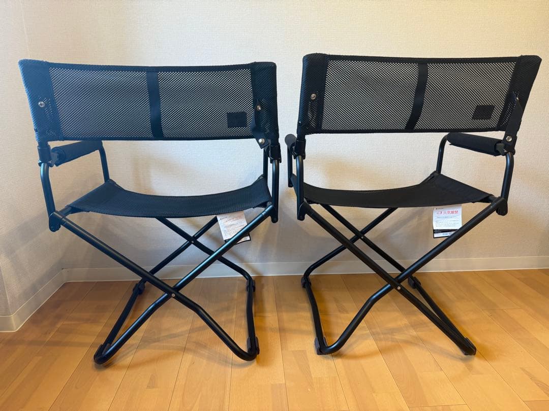 スノーピーク  peak FDチェア　メッシュブラック2脚セット