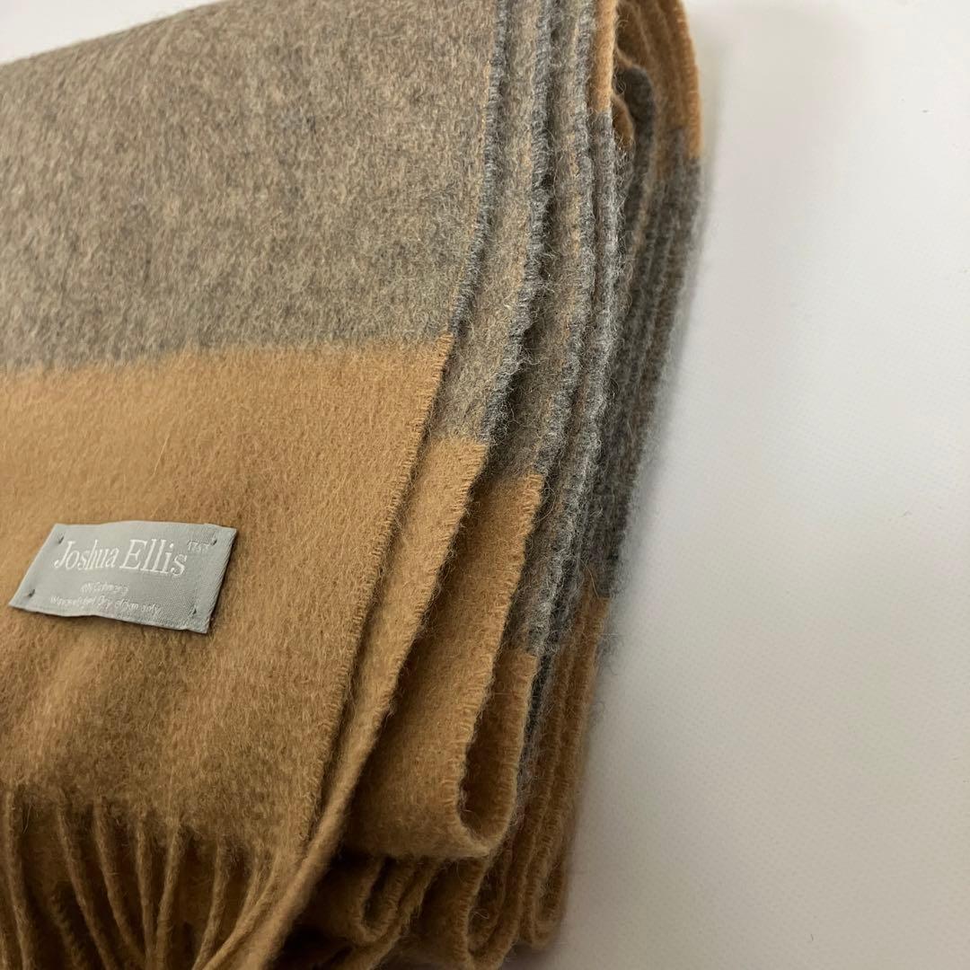 ジョシュアエリス　カシミヤ100% 大判ストール　ジョンストンズ