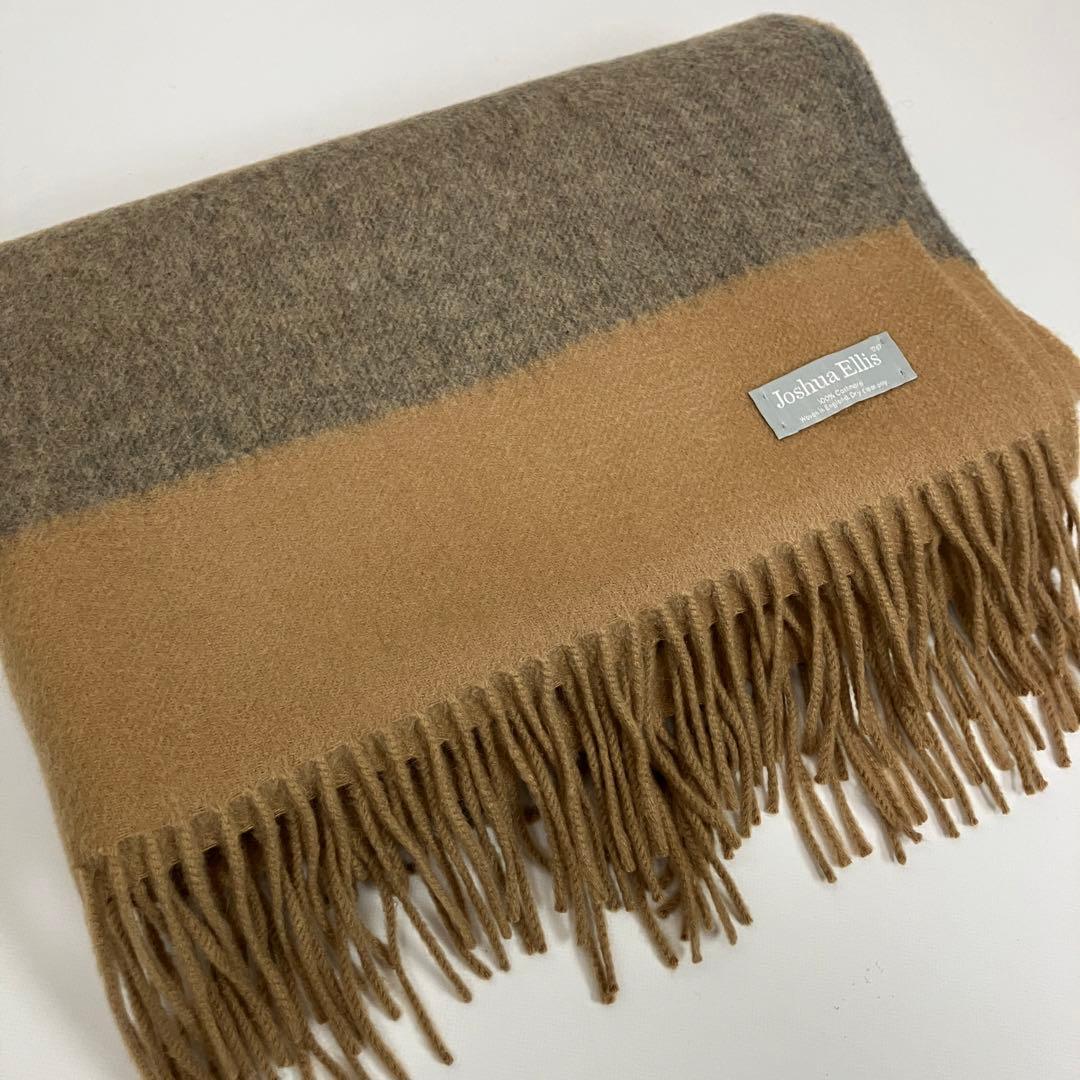 ジョシュアエリス　カシミヤ100% 大判ストール　ジョンストンズ