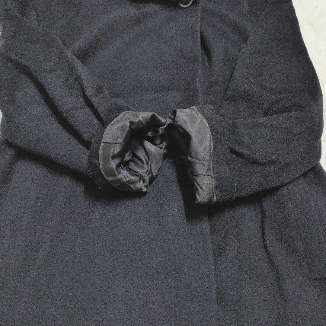 m*u様 23区 ショールカラー 大きいサイズ44 ロロピアーナ生地使用 ウール