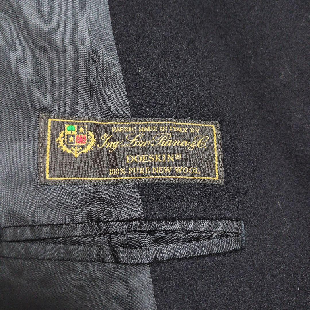 m*u様 23区 ショールカラー 大きいサイズ44 ロロピアーナ生地使用 ウール