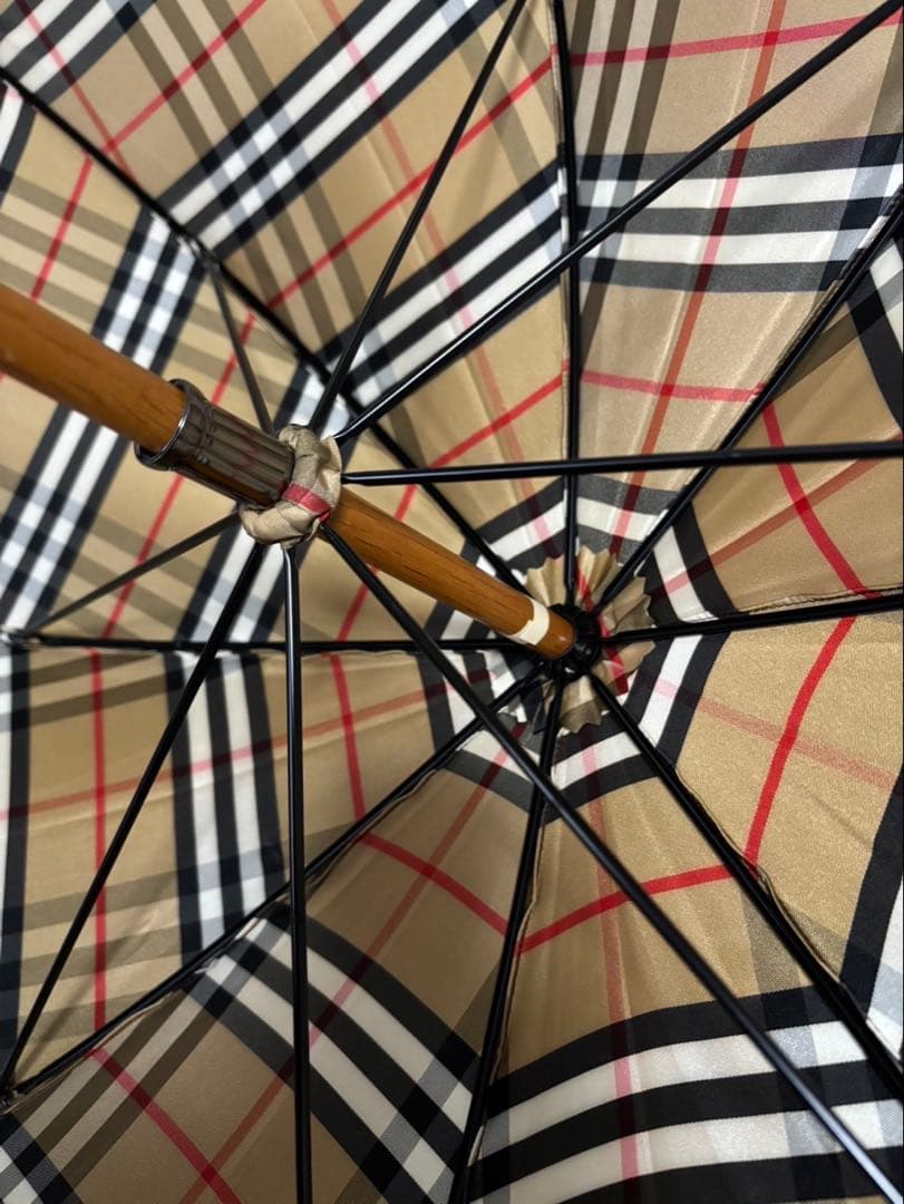 美品　Burberry's バーバリーズ　ノバチェック　長傘　雨傘