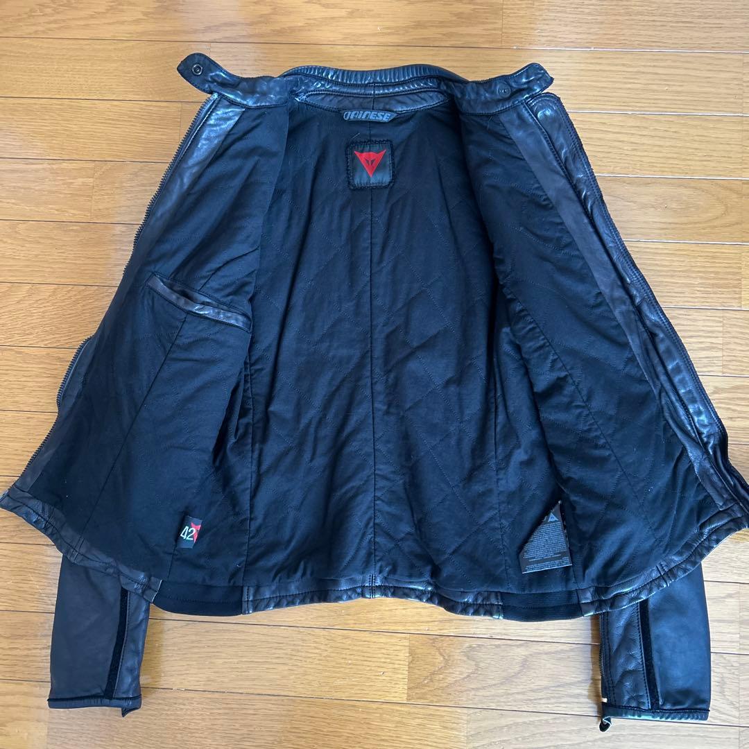 Dainese ダイネーゼ レディース レザージャケット 42黒