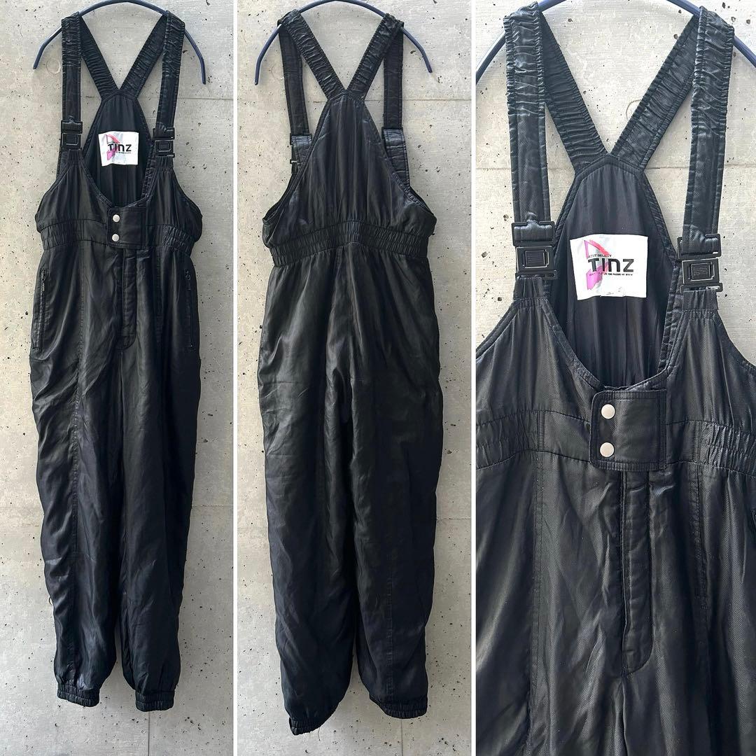 80s~90s◎ナイロン地オーバーオール◎Y2K◎男女兼用