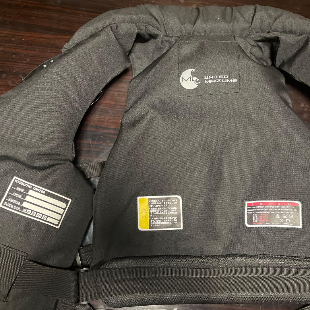 mazume マズメ コアライフジャケット ブラック 美品