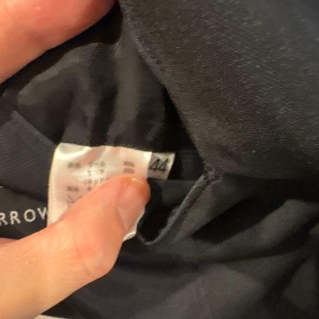 TOMORROWLAND ブラックスーツ 110's & Mohair