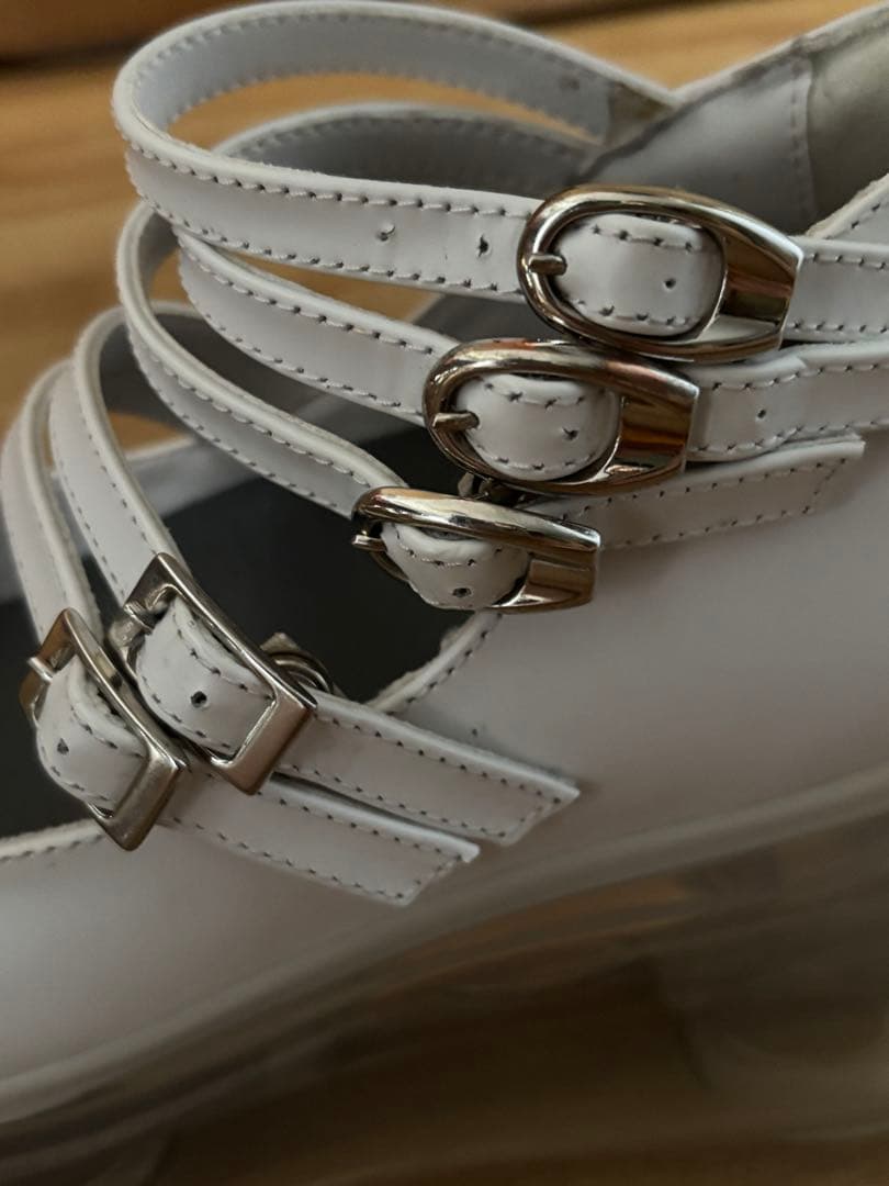 Maryjane shoes/White　24センチ相当