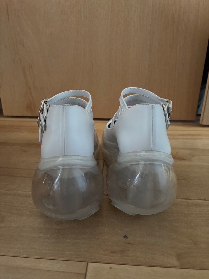 Maryjane shoes/White　24センチ相当