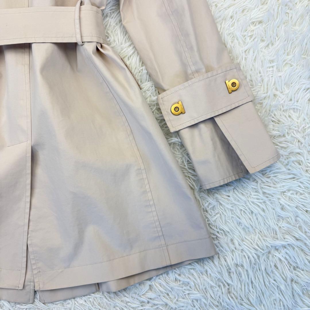 専用 サルヴァトーレフェラガモ ステンカラーコート ベルト ガンチーニ 金具