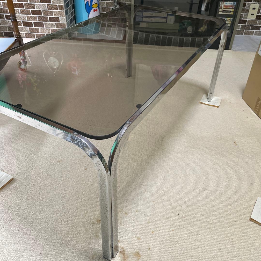 昭和レトロ　アンティーク　ヴィンテージ　ガラステーブル