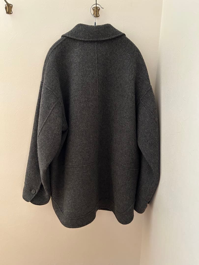 TODAYFUL グレー ウールリバージャケット