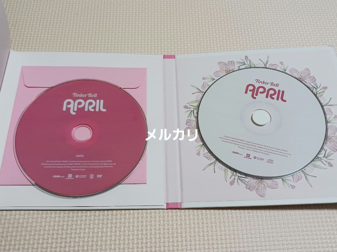 April TinkerBell FC盤 国内盤CD+DVD