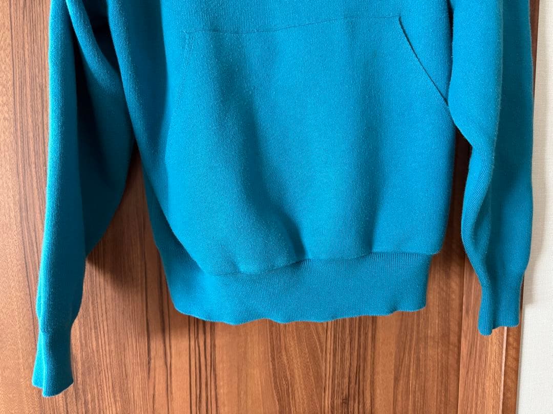 CABaN コットンカシミヤパーカー M BLUE ギャバン