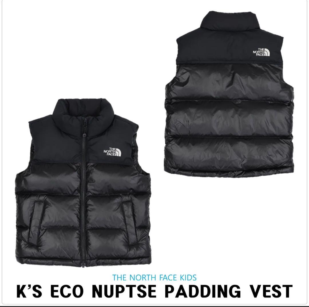 ノースフェイス　ECO NUPTSE PADDING VEST 160cm