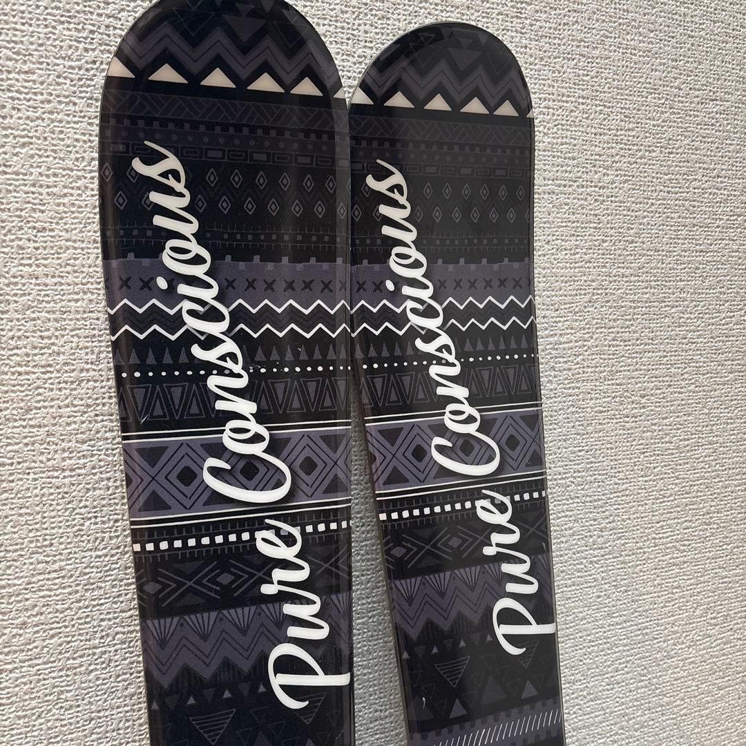 ピュアコンシャス　ミッドスキー板　125cm 大人用