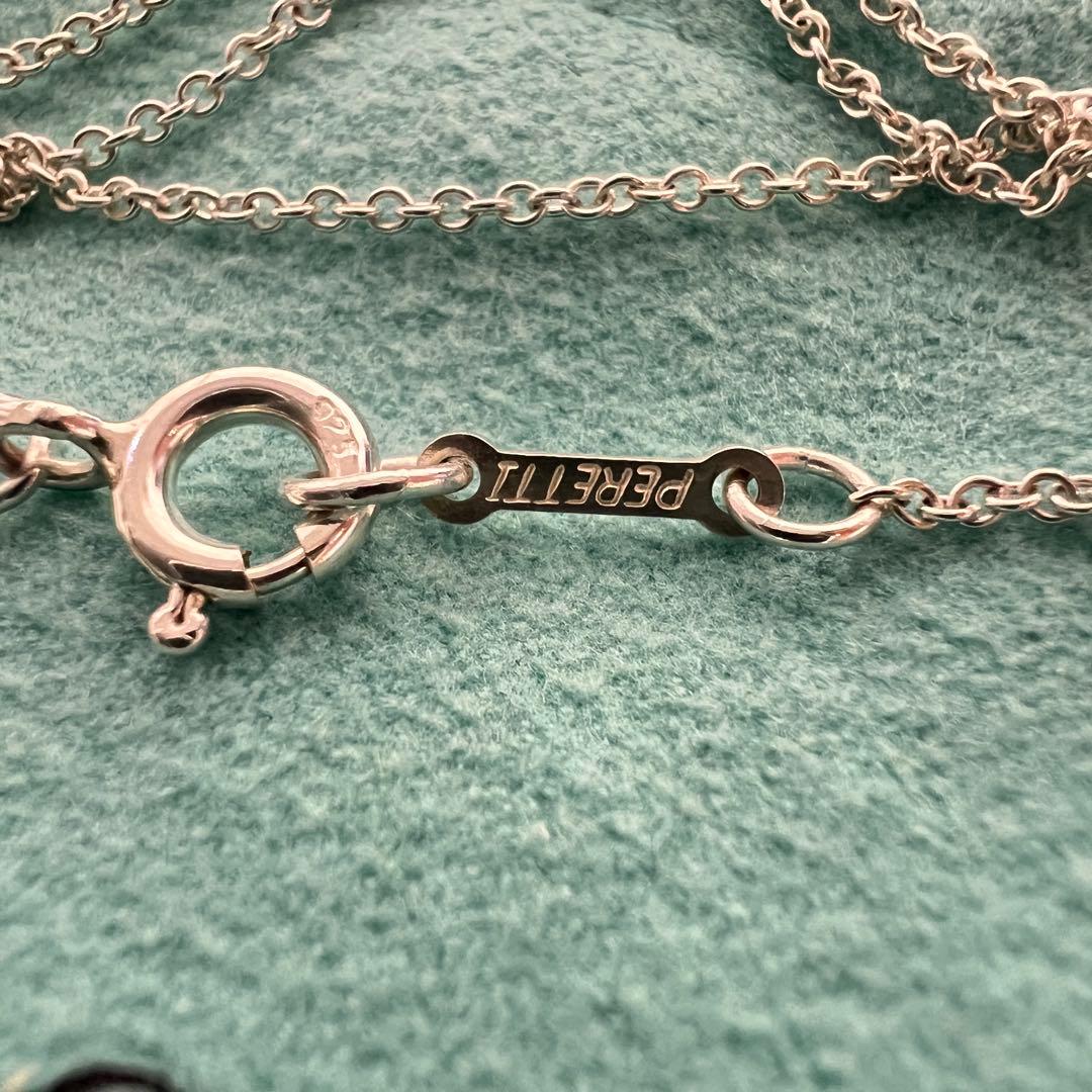 美品✨ティファニー✨TIFFANY✨ビーン ネックレス✨SV925【おまけ付き】