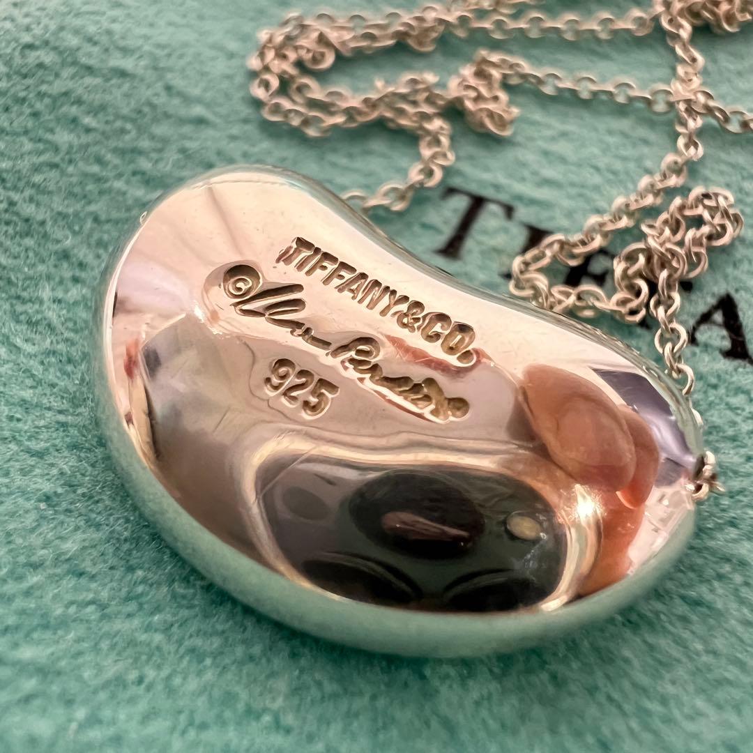 美品✨ティファニー✨TIFFANY✨ビーン ネックレス✨SV925【おまけ付き】