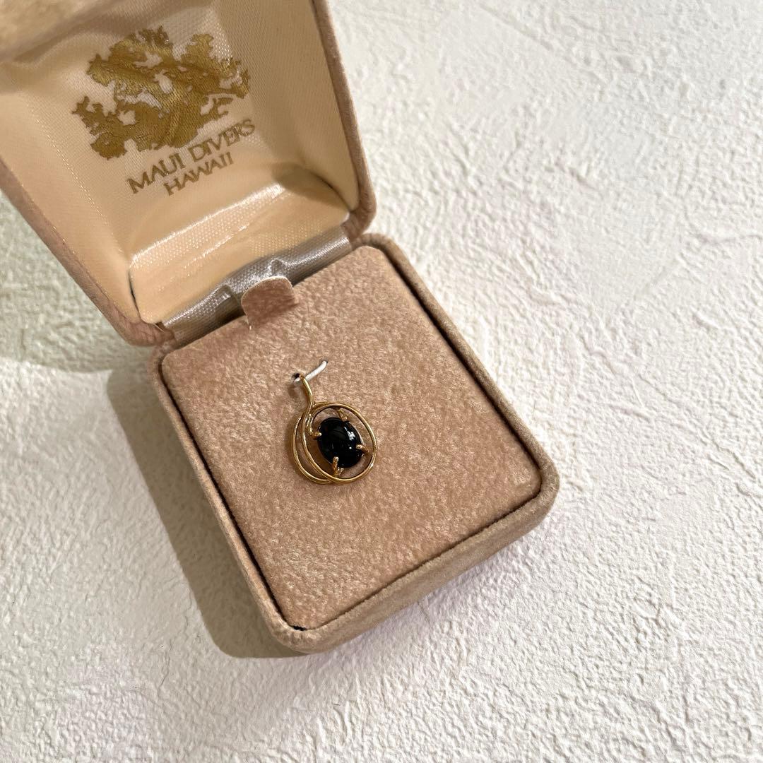 【未使用品】MAUI DIVERS 0F HAWAII黒珊瑚ペンダントトップ