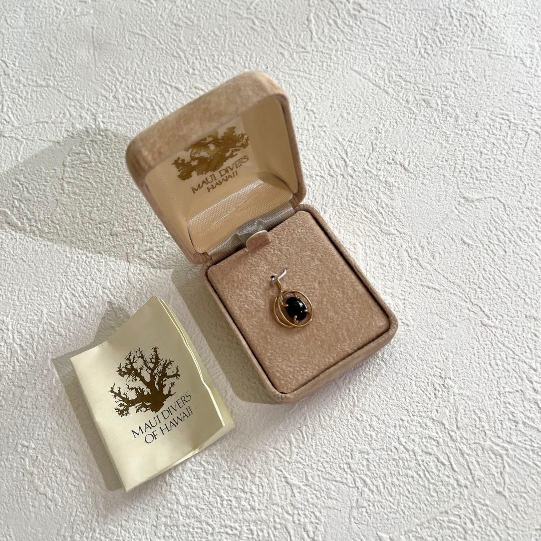 【未使用品】MAUI DIVERS 0F HAWAII黒珊瑚ペンダントトップ