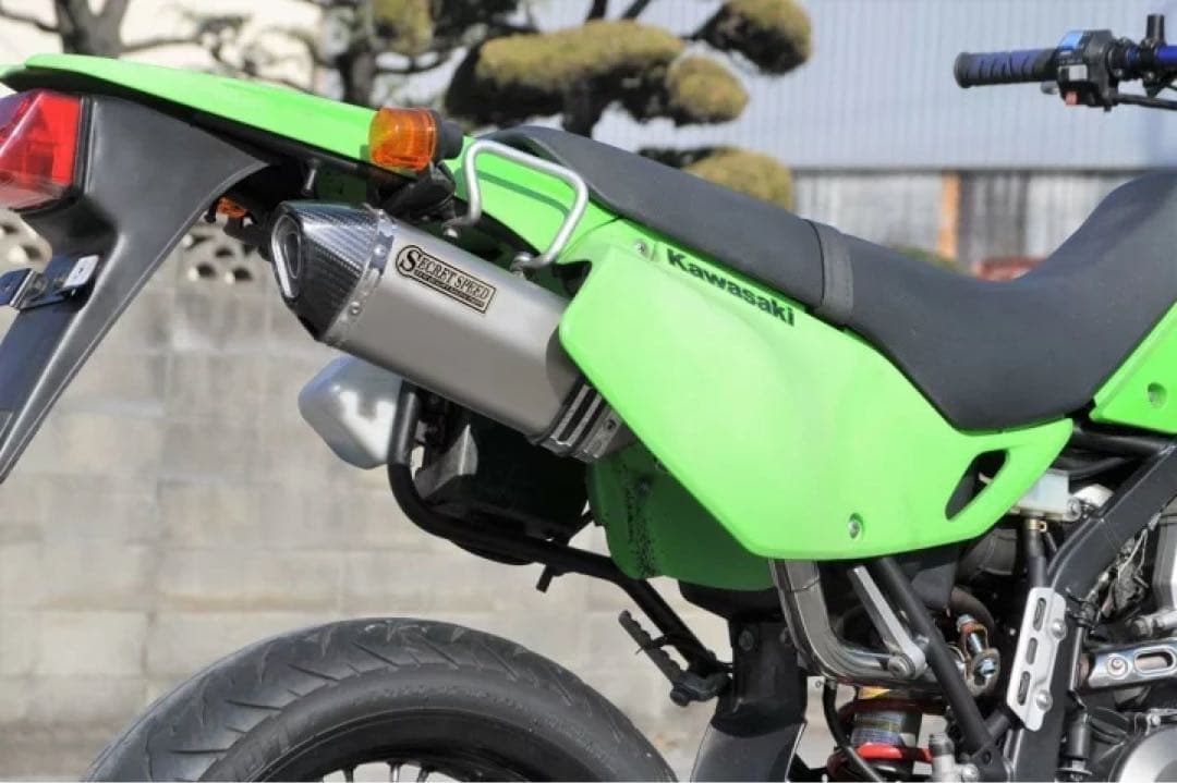 スリップオンサイレンサーカーボン出口DトラッカーO2対応KLX 250