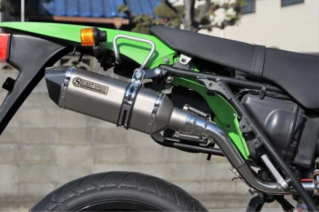 スリップオンサイレンサーカーボン出口DトラッカーO2対応KLX 250