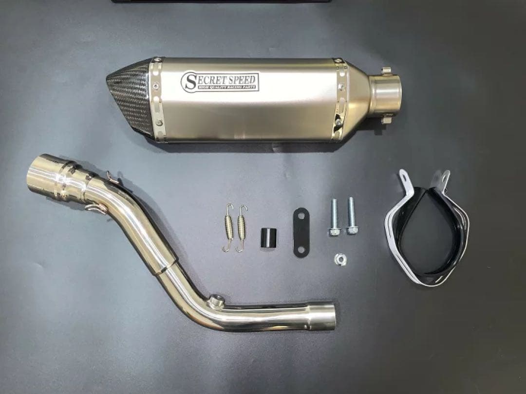 スリップオンサイレンサーカーボン出口DトラッカーO2対応KLX 250