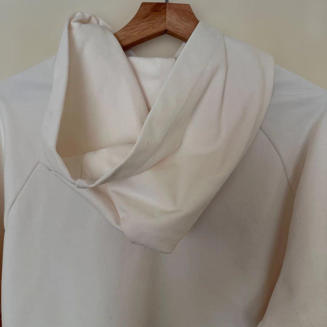 YONEX フード付きスウェットシャツ ホワイト　ソフテニ　ゴルフ