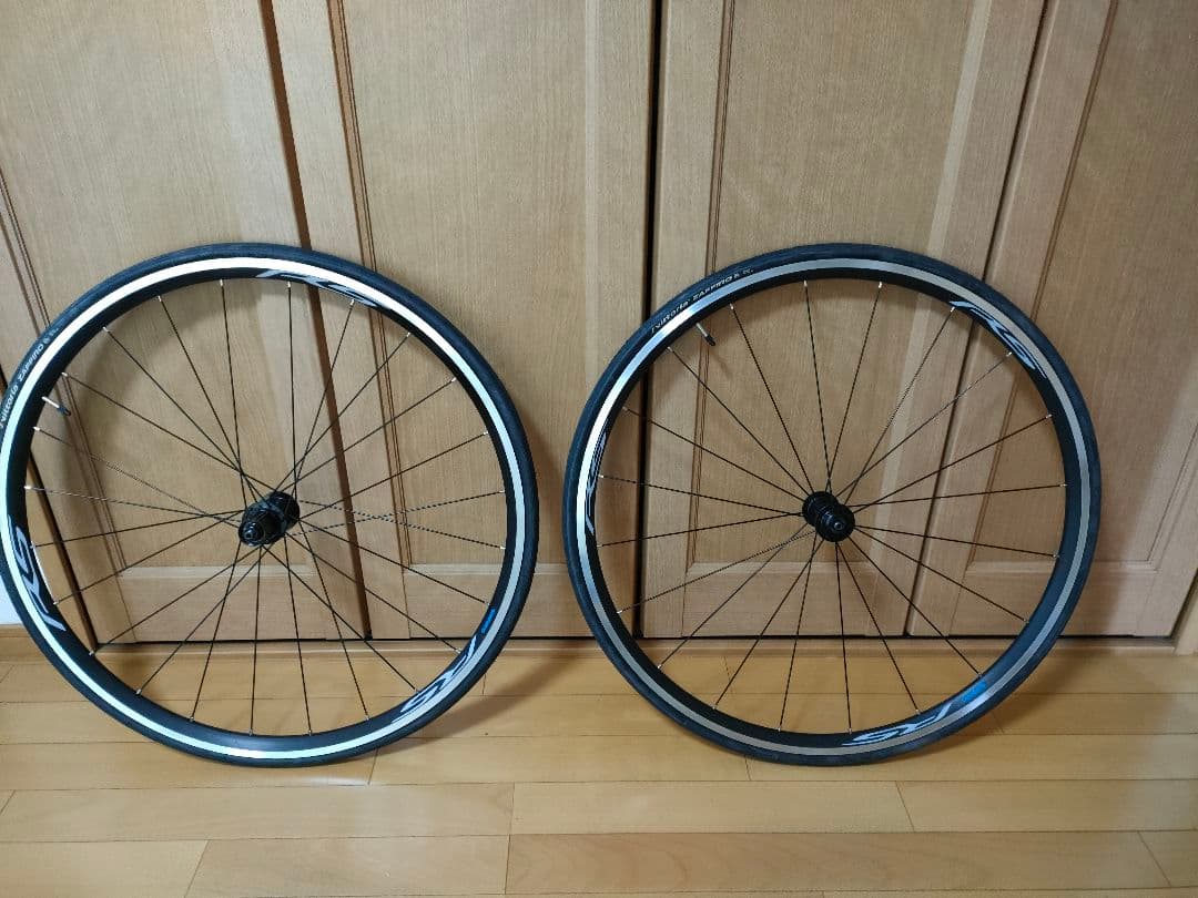 SHIMANO wh-rs100ホイール新車外し前後セット　クイック、タイヤ付属