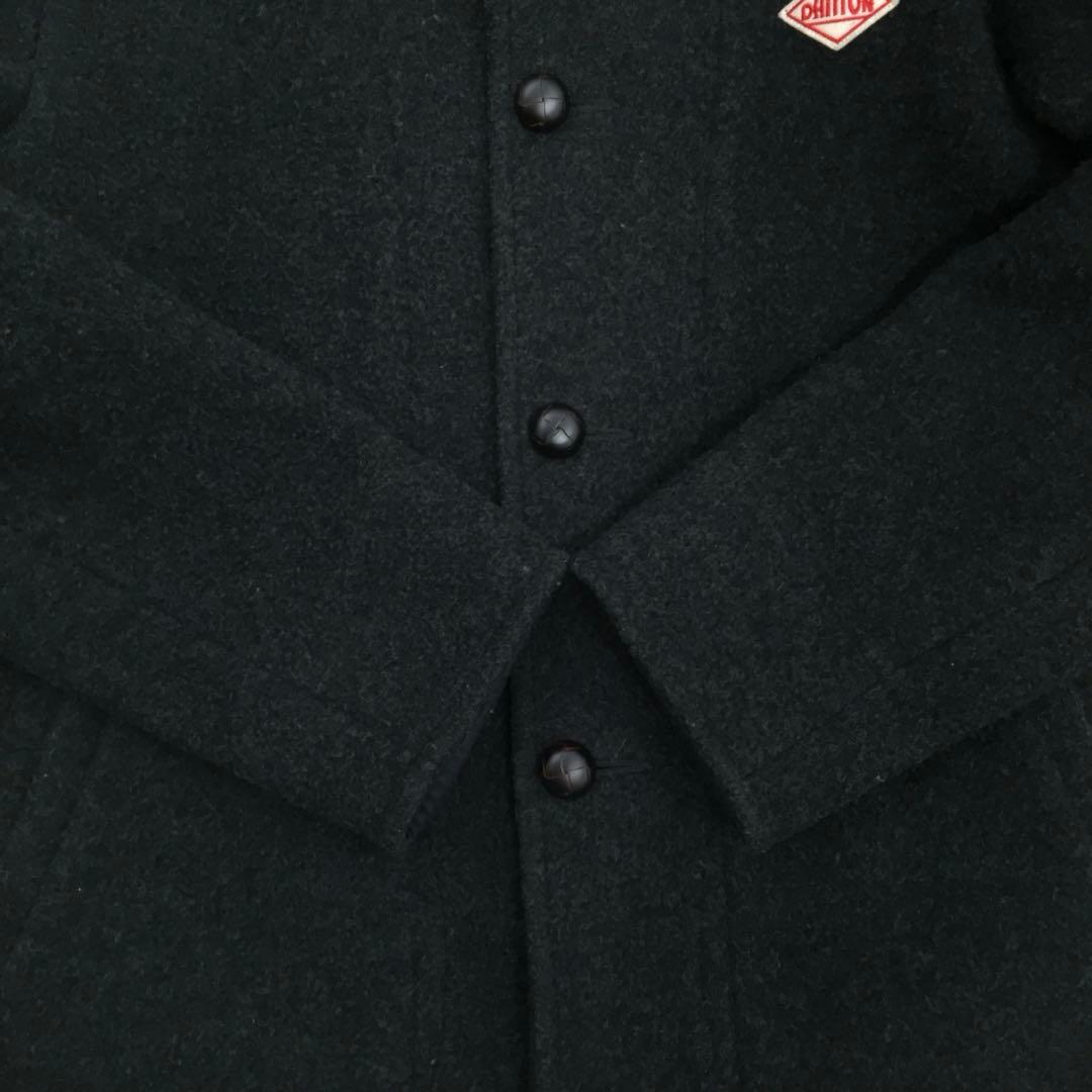 【人気サイズ40】DANTON ダントンウールモッサ 丸襟フード付 ロングコート