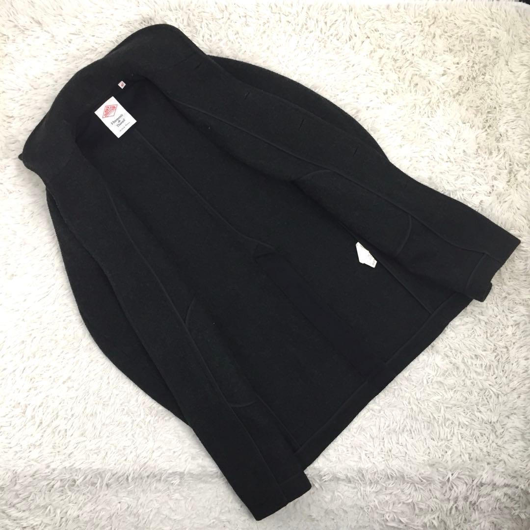 【人気サイズ40】DANTON ダントンウールモッサ 丸襟フード付 ロングコート