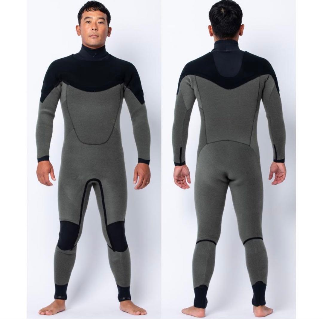 エアータイト 5X3mm メンズ サーフィン ウェットスーツ セミドライ L-R