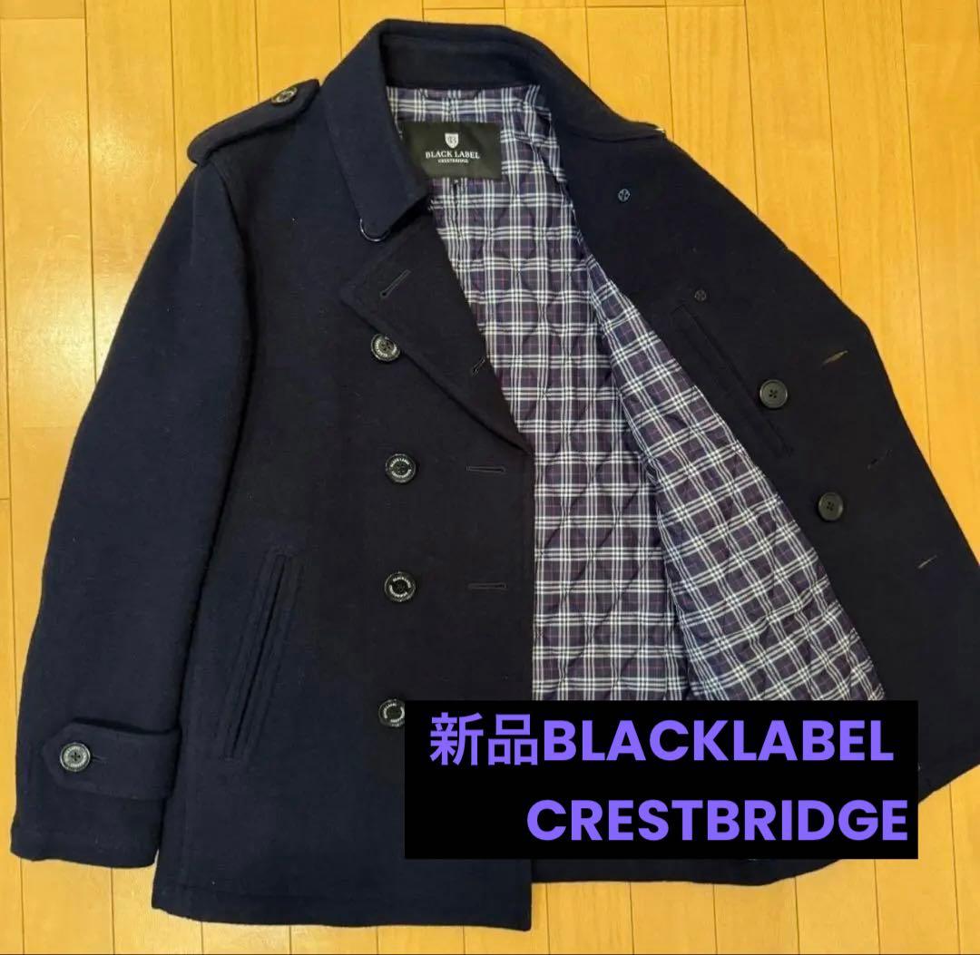 【未使用品】BLACKLABEL CRESTBRIDGE ピーコート Mネイビー