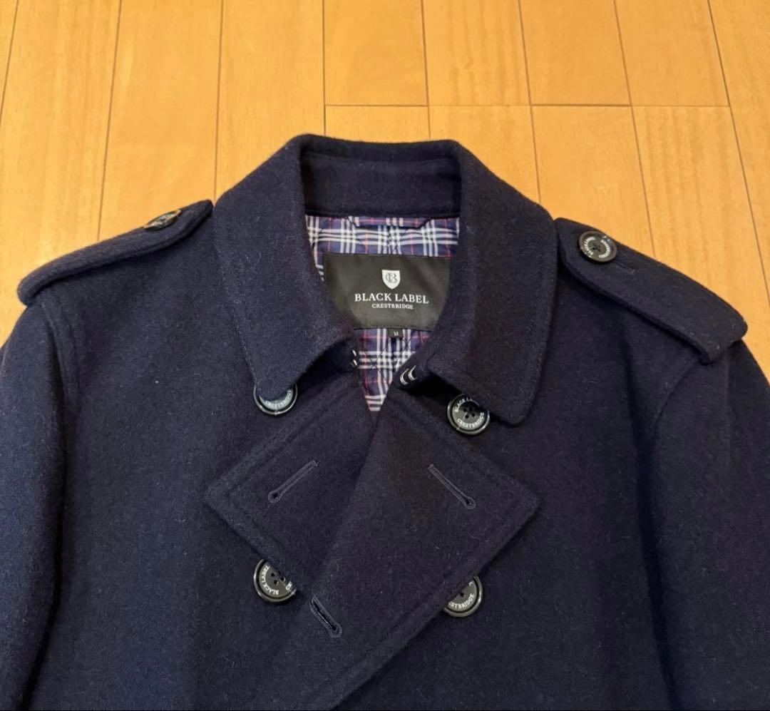 【未使用品】BLACKLABEL CRESTBRIDGE ピーコート Mネイビー