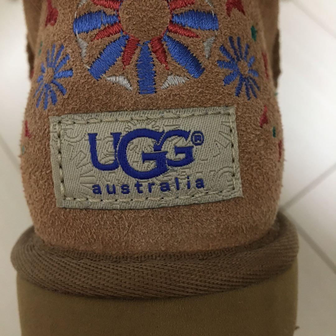 UGG 花柄刺繍 限定品 新品未使用