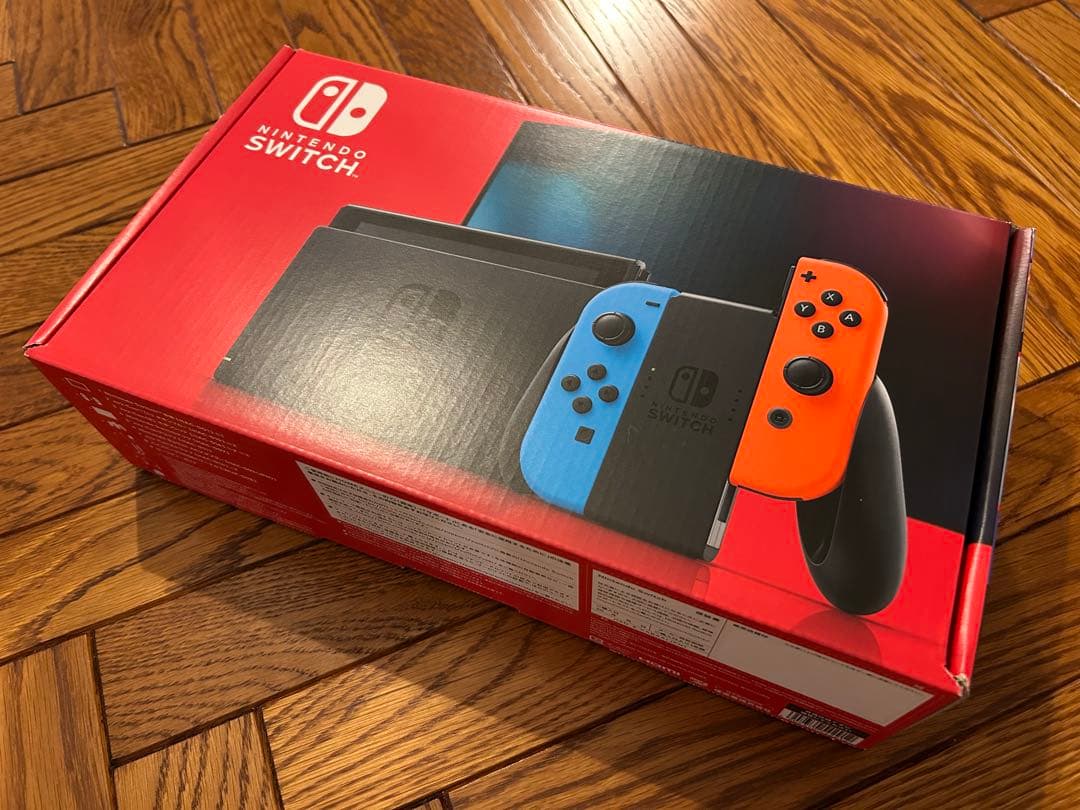 Nintendo Switch ネオンブルー/ネオンレッド 本体 (ポーチ付)