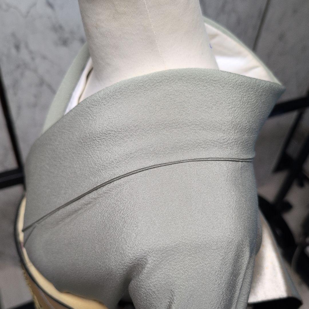 cIoudy 様[坪省平]正絹色留袖京染 本手描友禅本金使用　おしゃれガード落款