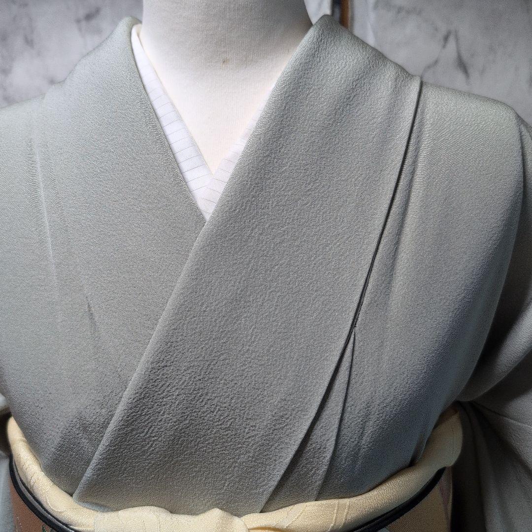 cIoudy 様[坪省平]正絹色留袖京染 本手描友禅本金使用　おしゃれガード落款