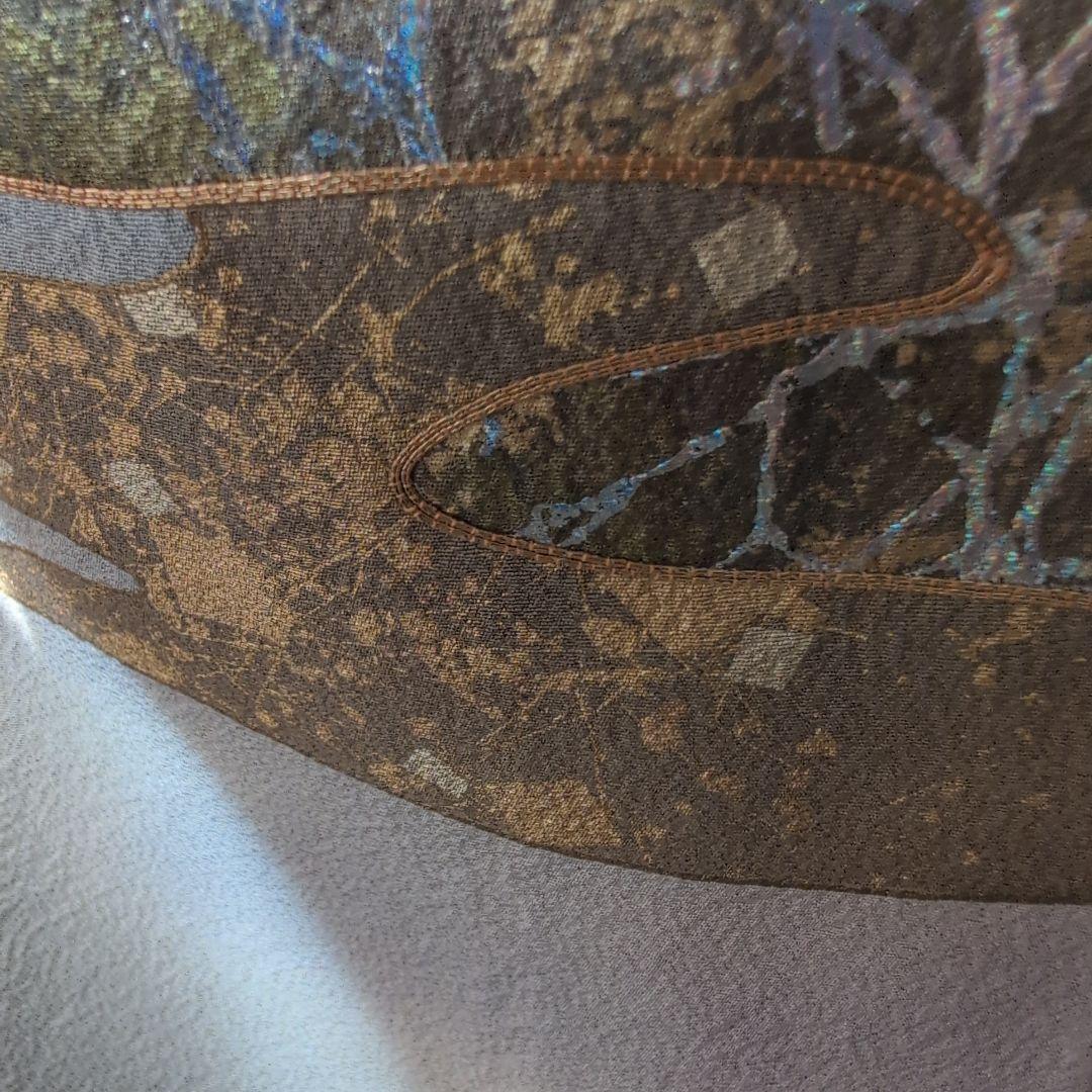 cIoudy 様[坪省平]正絹色留袖京染 本手描友禅本金使用　おしゃれガード落款