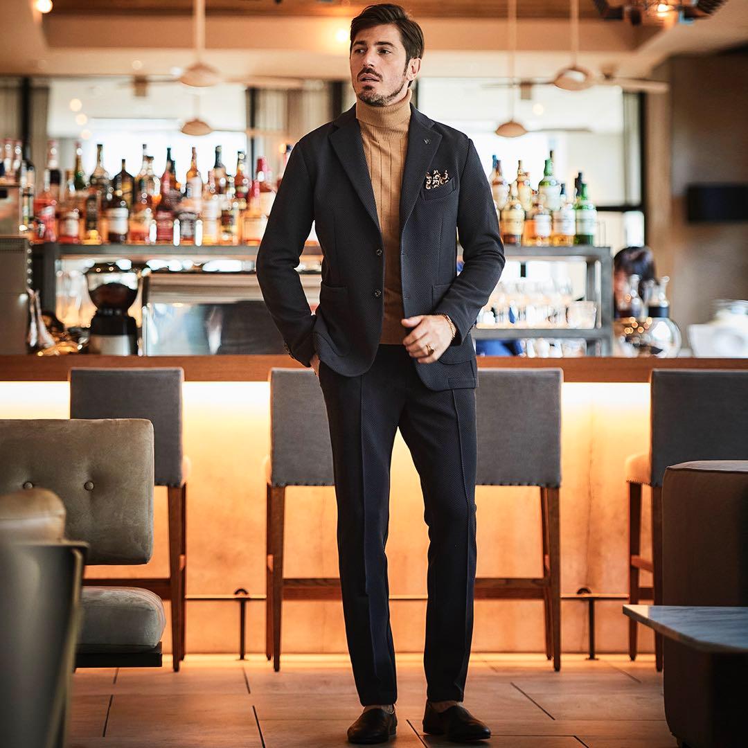 【G-stage ジーステージ】秋冬用カジュアルセットアップスーツ