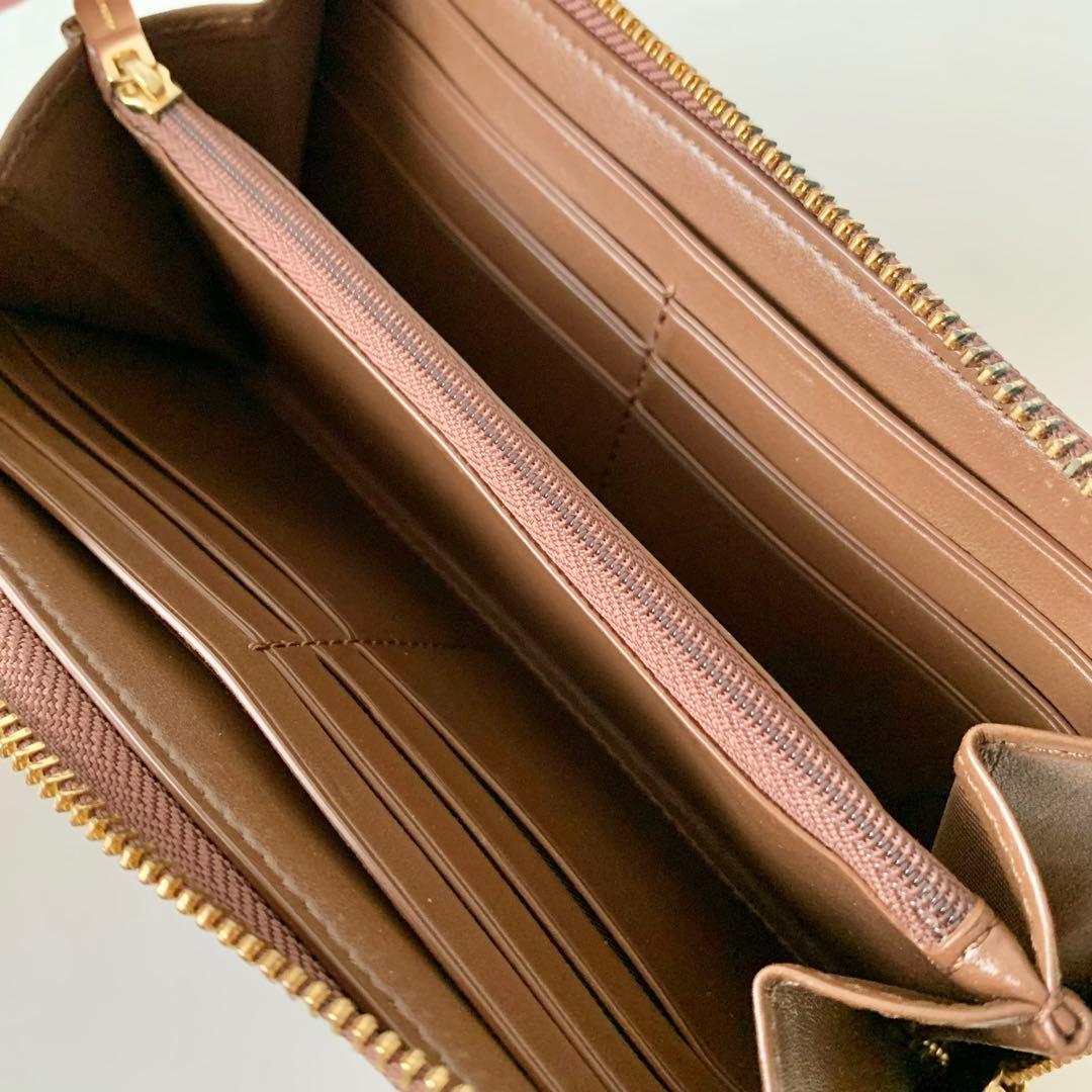 【COACH】 コーチ　長財布　シグネチャー　ブラウン　ベージュ　新品