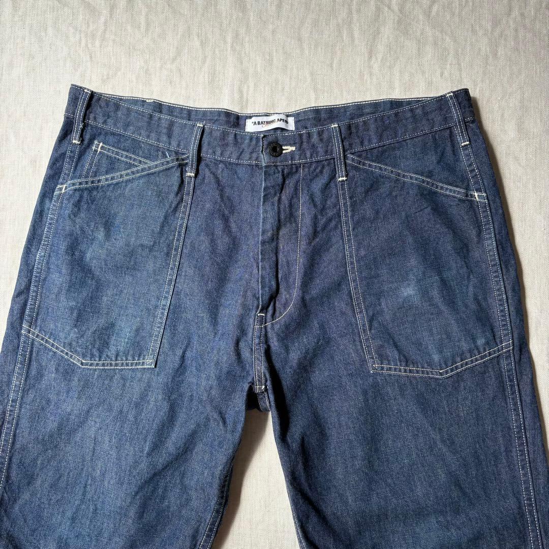 パンツ a bathing ape BAPE sta Denim Shorts XL