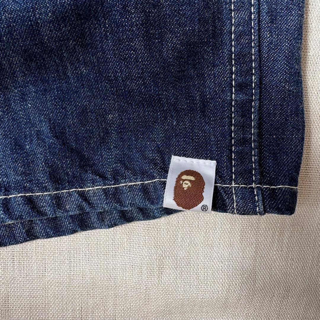 パンツ a bathing ape BAPE sta Denim Shorts XL